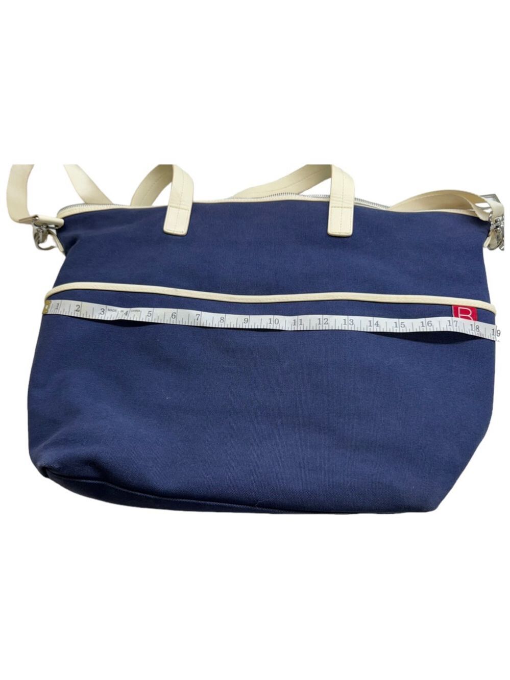 Diaper bag BeautyCounter blue bag with changing mat